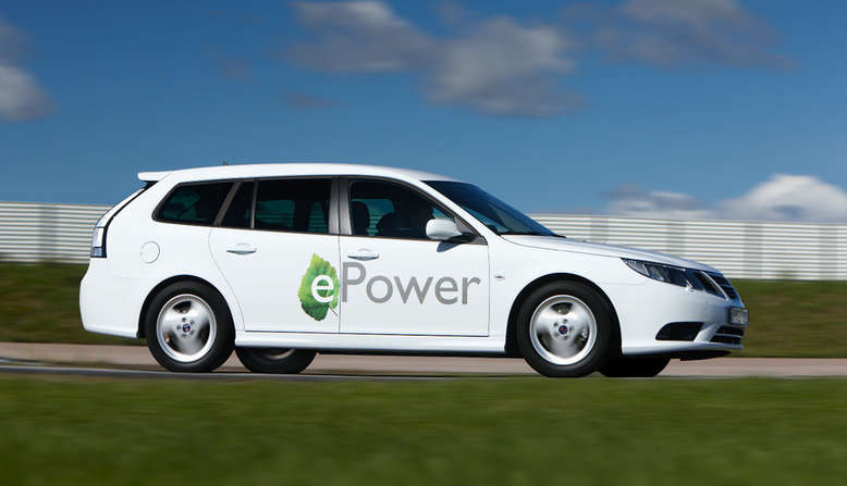 Saab 9-3 E-Power, 2013, Foto: Saab