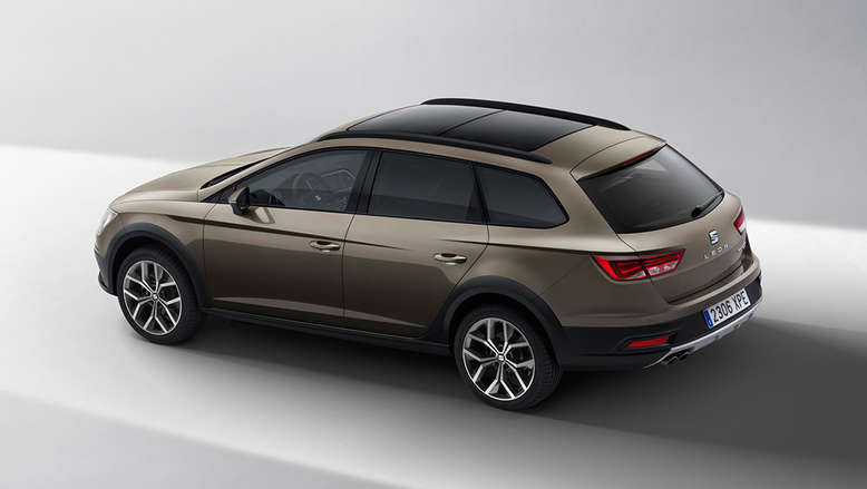 Seat Leon X-perience, Seitenansicht / Draufsicht, 2014, Foto: Seat