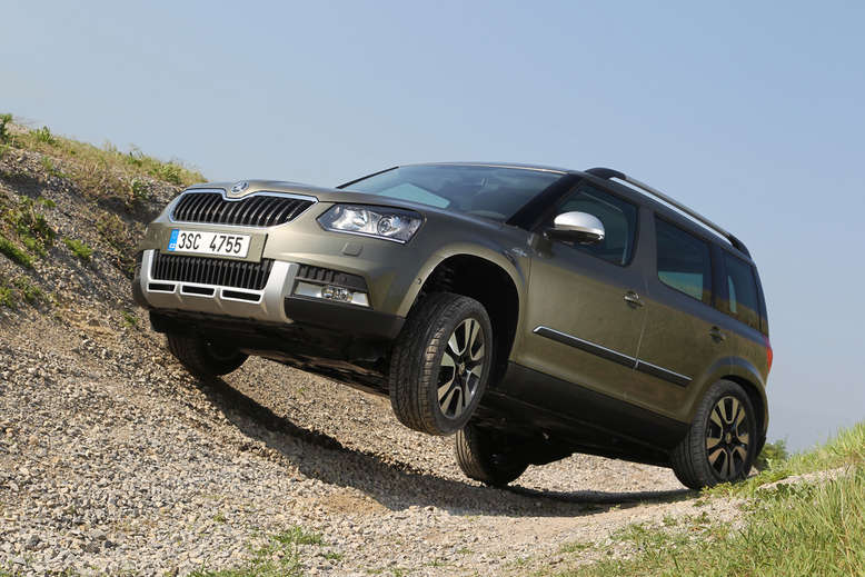 Skoda Yeti Adventure, im Gelände, 2014, Foto: Skoda