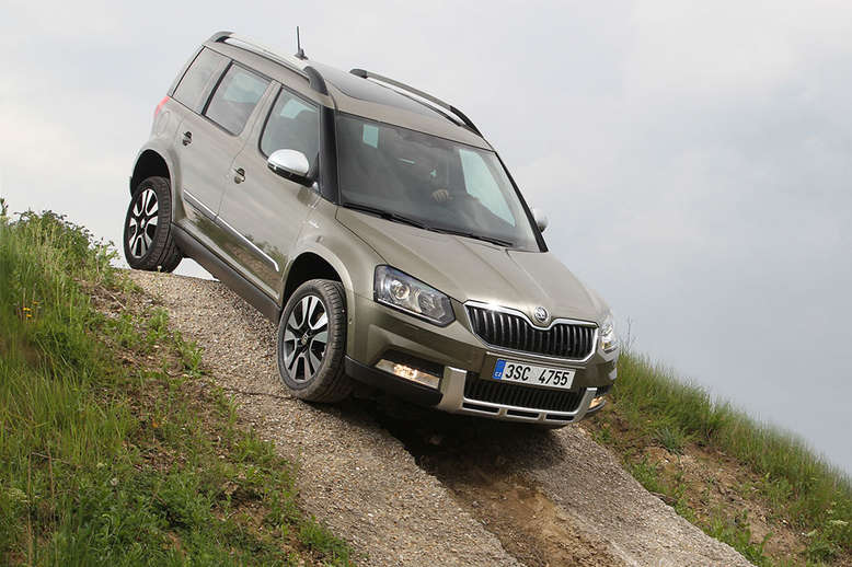 Skoda Yeti Adventure, im Gelände, 2014, Foto: Skoda