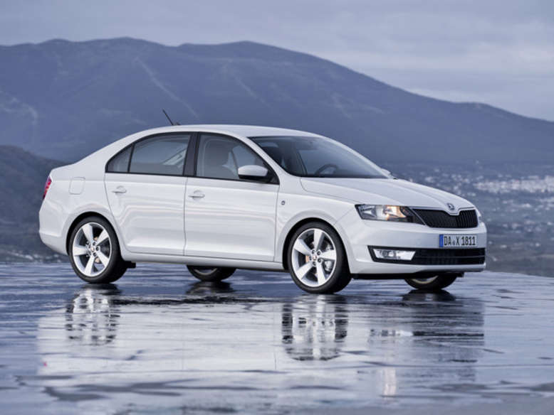 ŠKODA Rapid 2012; Stufenheck Limousine; Seitenansicht, Foto: Skoda Auto Deutschland GmbH