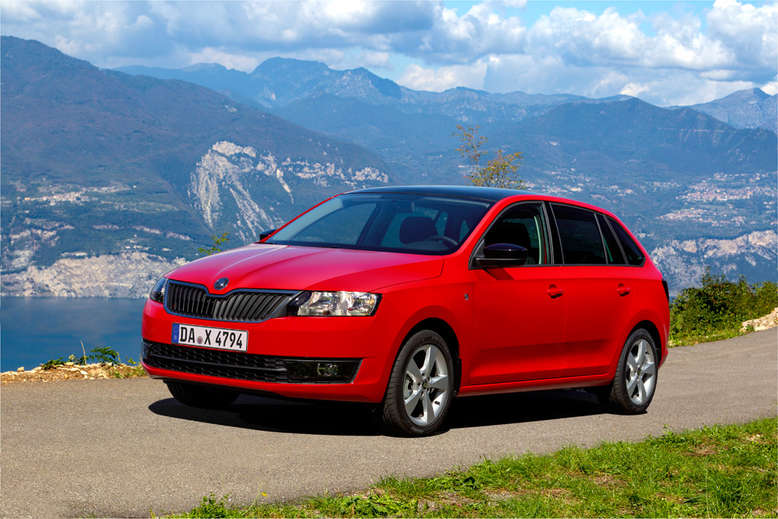 Skoda Rapid Spaceback, Frontansicht, 2013, Foto: Skoda