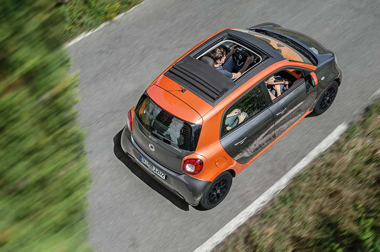 Smart Forfour, Draufsicht, 2014, Foto: Daimler AG