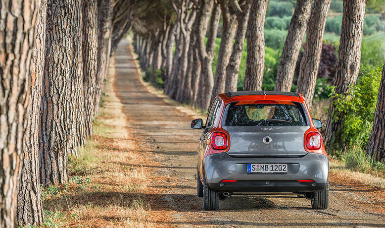 Smart Forfour, Heckansicht, 2014, Foto: Daimler AG