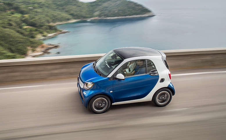 Smart Fortwo, Draufsicht, 2014, Foto: Daimler AG