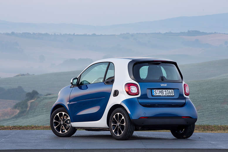 Smart Fortwo, Heckansicht, 2014, Foto: Daimler AG