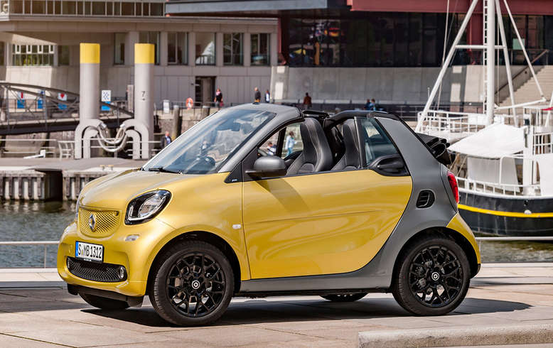 Smart Fortwo Cabrio, Seitenansicht, 2015, Foto: Smart