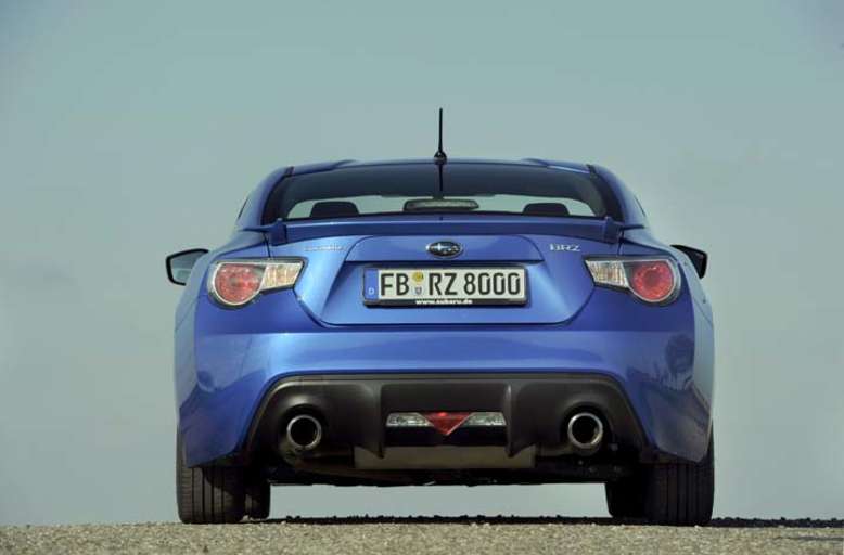 Subaru BRZ, Heck, viersitziges Sportcoupé, 2012, Foto: Subaru