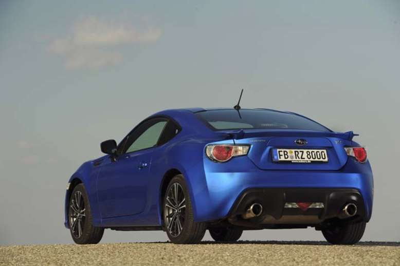 Subaru BRZ, Heck, viersitziges Sportcoupé, 2012, Foto: Subaru