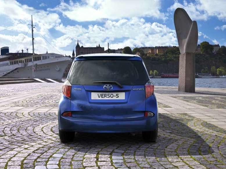 Toyota Verso-S, Heck, 2011, Foto: Toyota