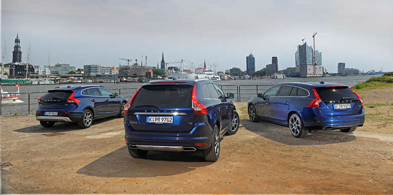 Volvo V40 Modellfamilie, Heckansicht, 2015, Foto: Volvo