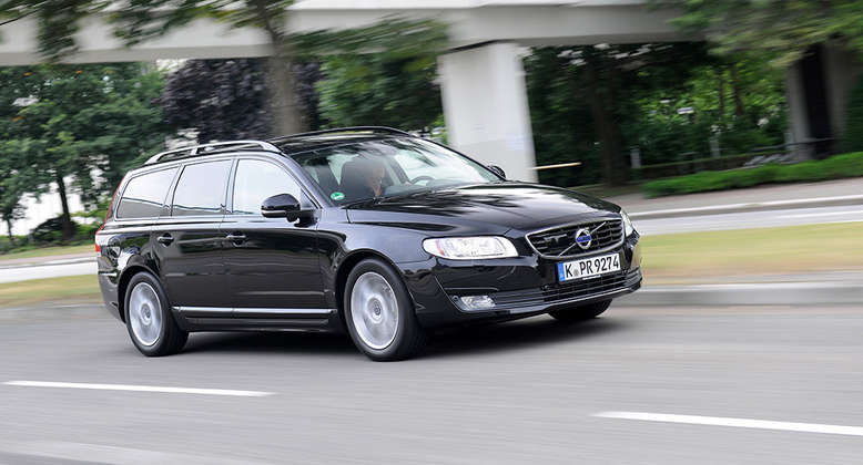 Volvo V70 Black Edition, Seitenansicht, 2015, Foto: Volvo