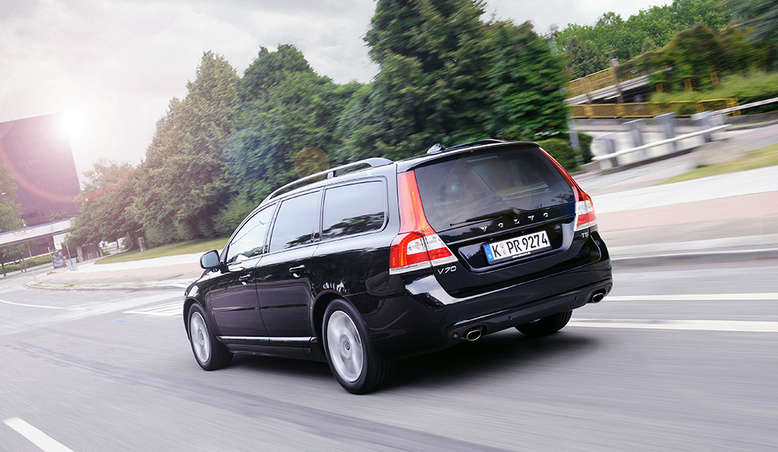 Volvo V70 Black Edition, Heckansicht, 2015, Foto: Volvo