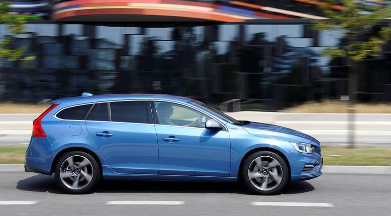 Volvo V60 Plug-In Hybrid, Seitenansicht, 2015, Foto: Volvo