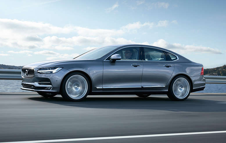 Volvo S90, Seitenansicht, Front, 2015, Foto: Volvo