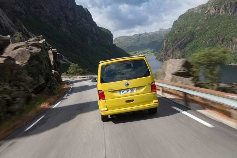 VW T6 California, Heck, Foto: Volkswagen