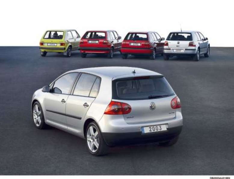 VW Golf V, Heck, 2003. Foto: Volkswagen