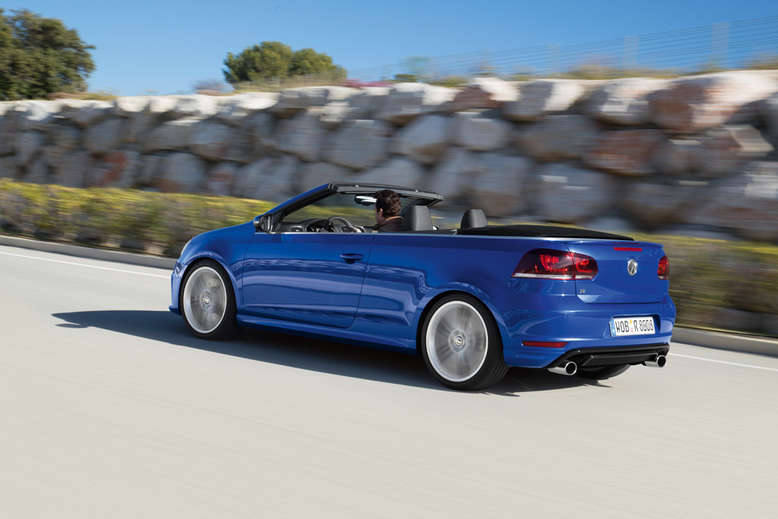 VW Golf R Cabrio, Verdeck offen, 2013, Foto: Volkswagen