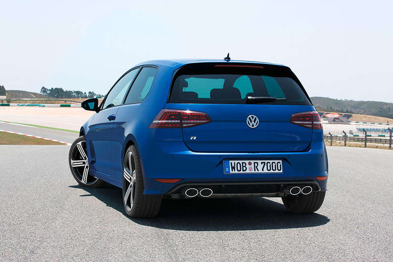 VW Golf R. Heckansicht, 2013, Foto: Volkswagen