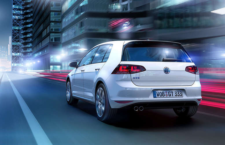 VW Golf GTE, Heck, 2014, Foto: Golf