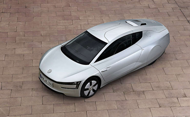 VW XL1, Draufsicht, 2013, Foto: VW