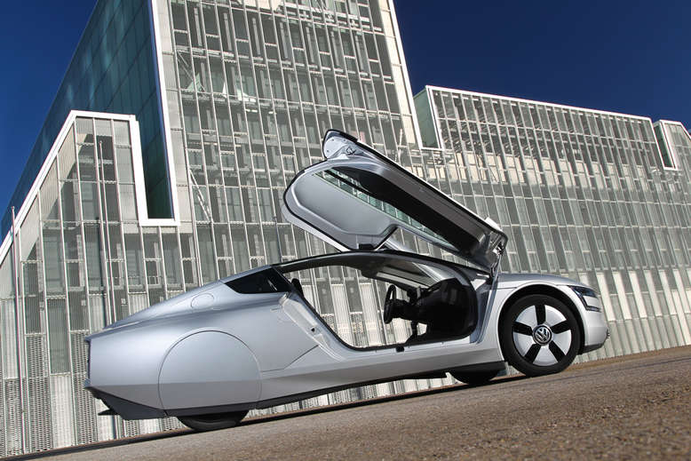 VW XL1, Flügeltüren, 2013, Foto: VW