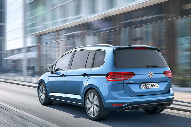 VW Touran, Heckansicht, 2015, Foto: VW