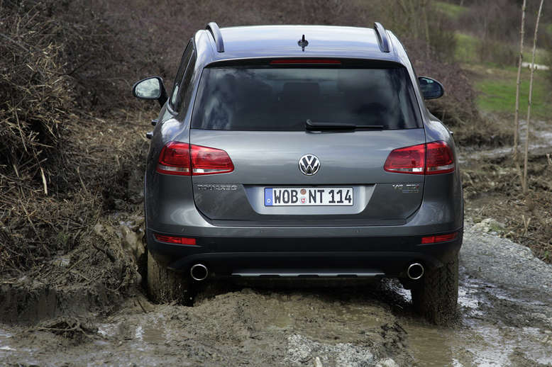 VW Touareg, im Geländeeinsatz, 2010, Foto: Volkswagen