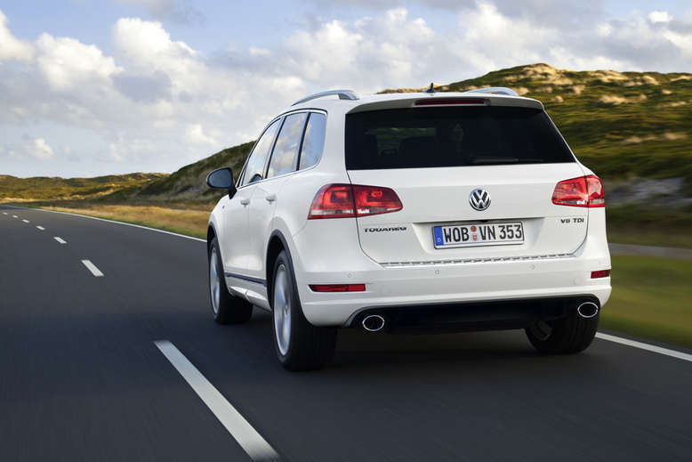 VW Touareg R-Line, Heck, 2011, Foto: Volkswagen