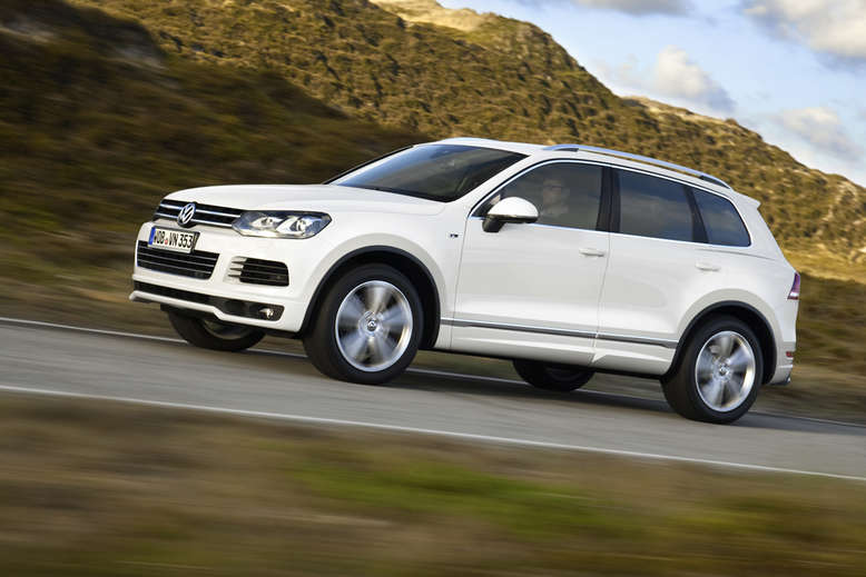 VW Touareg R-Line, Seitenansicht, 2011, Foto: Volkswagen