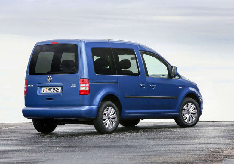 VW Caddy, BlueMotion, Heck, 2012, Foto: Volkswagen