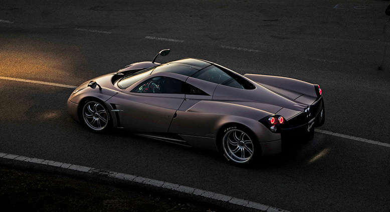 Pagani Huayra, Seitenansicht, Draufsicht, 2011, Foto: Pagani Automobili