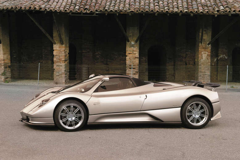 Pagani Zonda Roadster, Seitenansicht, 2003, Foto: Pagani Automobili