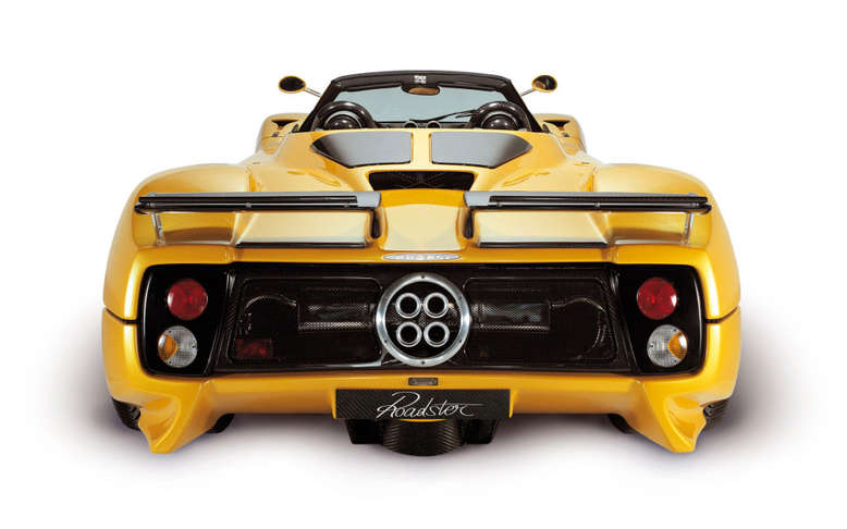 Pagani Zonda Roadster, Heckansicht, 2003, Foto: Pagani Automobili