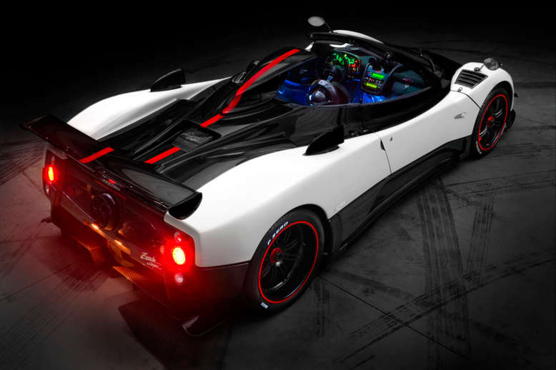 Pagani Zonda Roadster Cinque, Heckansicht, Draufsicht, 2009, Foto: Pagani Automobili