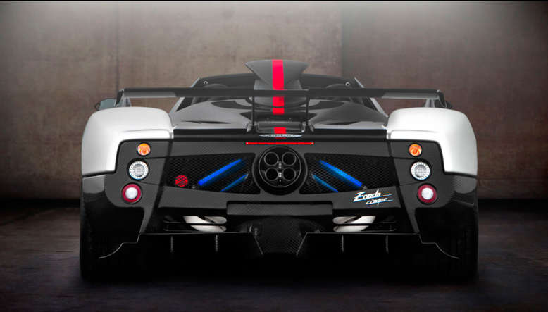 Pagani Zonda Roadster Cinque, Heckansicht, 2009, Foto: Pagani Automobili