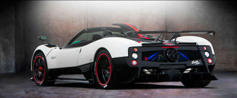 Pagani Zonda Roadster Cinque, Heckansicht, 2009, Foto: Pagani Automobili