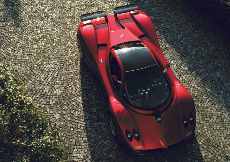 Pagani Zonda S7, Draufsicht, 2002, Foto: Pagani Automobili