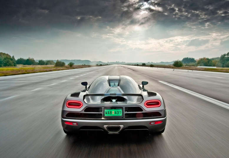 Koenigsegg Agera, Heckansicht, 2010, Foto: Koenigsegg