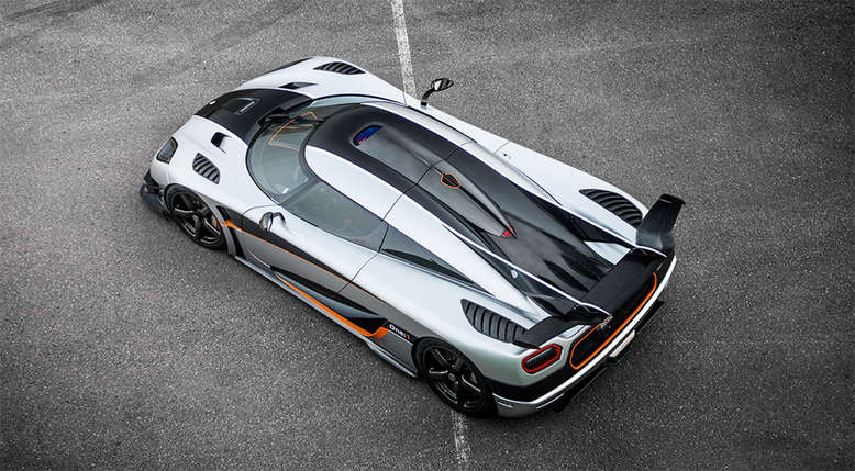 Koenigsegg One:1, Draufsicht, Heck, 2014, Foto: Koenigsegg