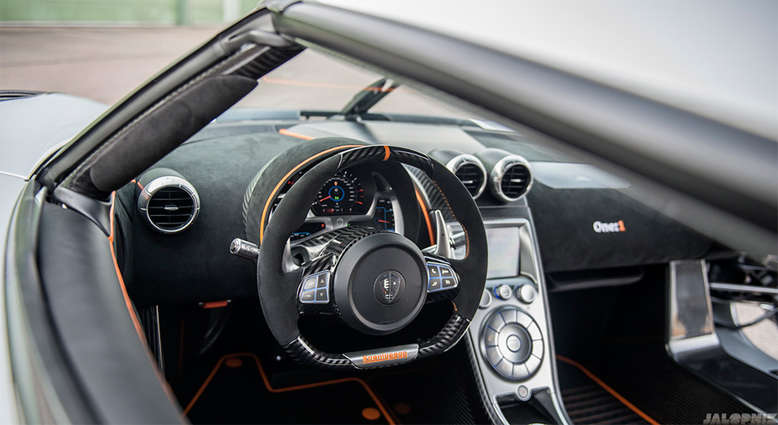 Koenigsegg One:1, Innenansicht, Cockpit, 2014, Foto: Koenigsegg