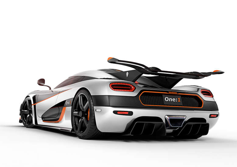 Koenigsegg One:1, Heckansicht, 2014, Foto: Koenigsegg