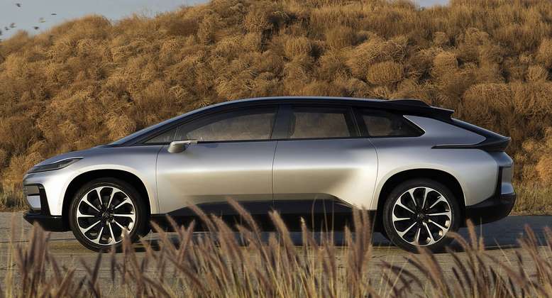 Faraday Future 91, Seitenansicht