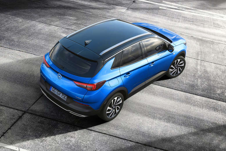 Opel Grandland X, Draufsicht