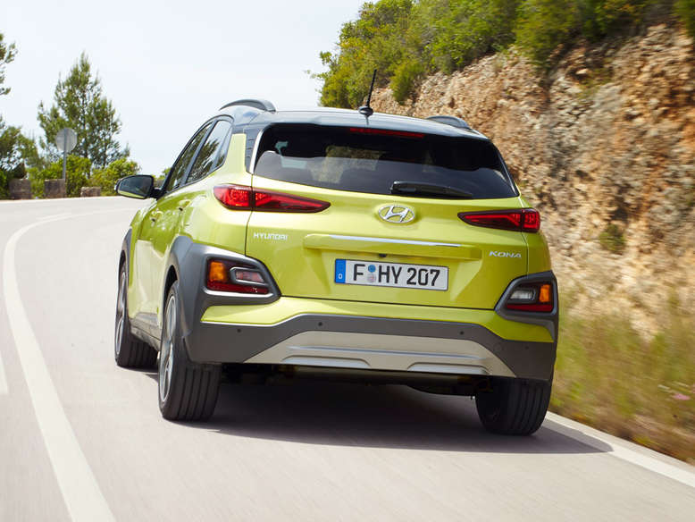 Hyundai Kona, Heck