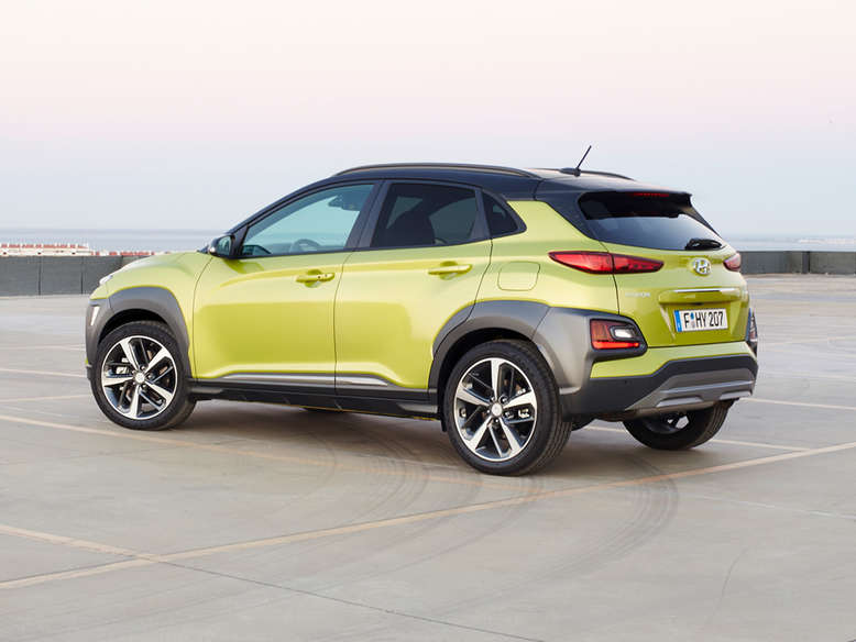 Hyundai Kona, Seitenansicht