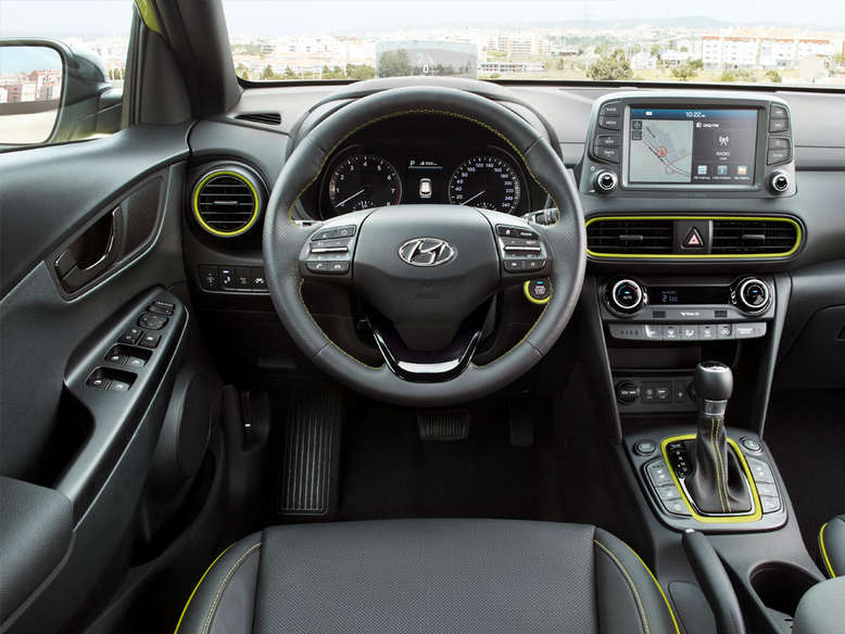 Hyundai Kona, Innenraum / Cockpit