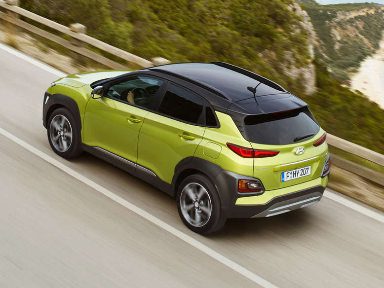 Hyundai Kona, Draufsicht