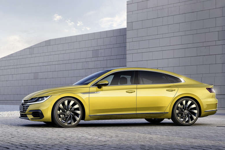 VW Arteon, Seitenansicht