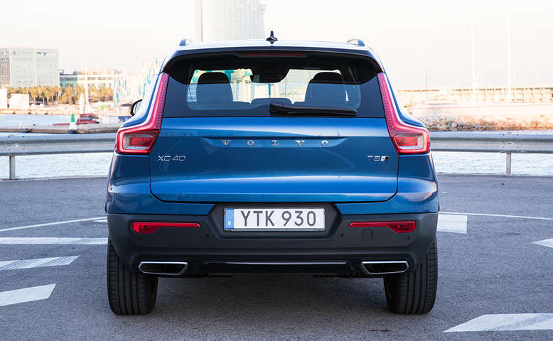 Volvo XC40, Heck